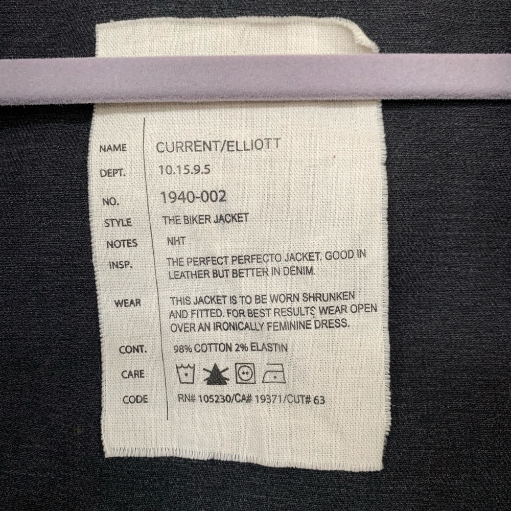 Current Elliot Jean Motto Jacket - Picture 4 of 6